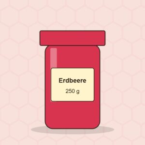 Illustration: Honig-Erdbeer-Aufstrich (Platzhalter)